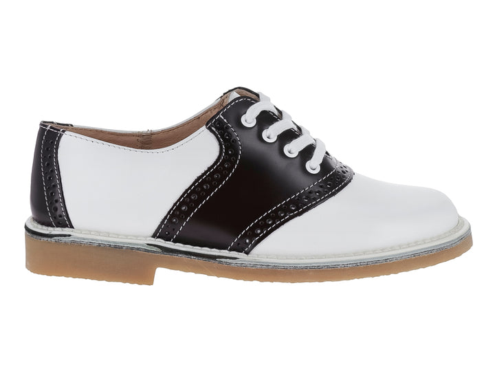 Zapatos Escolares Elefante para Niña Blanco y Café