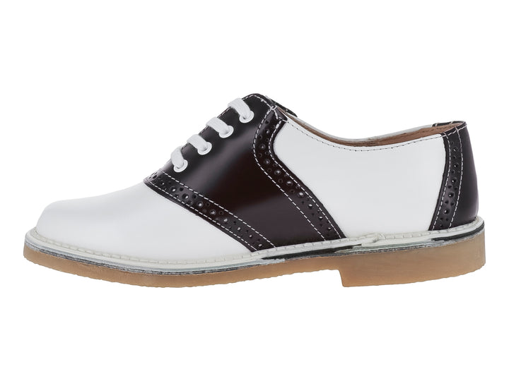 Zapatos Escolares Elefante para Niña Blanco y Café