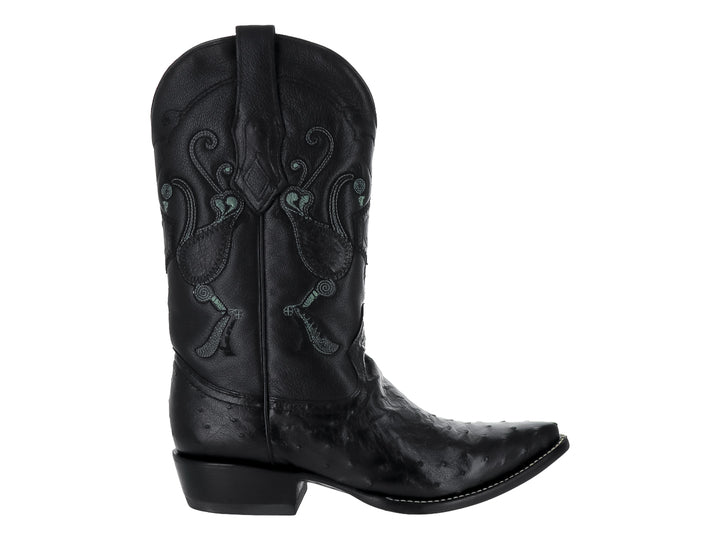 Botas Vaqueras Cuadra Negro Hombre