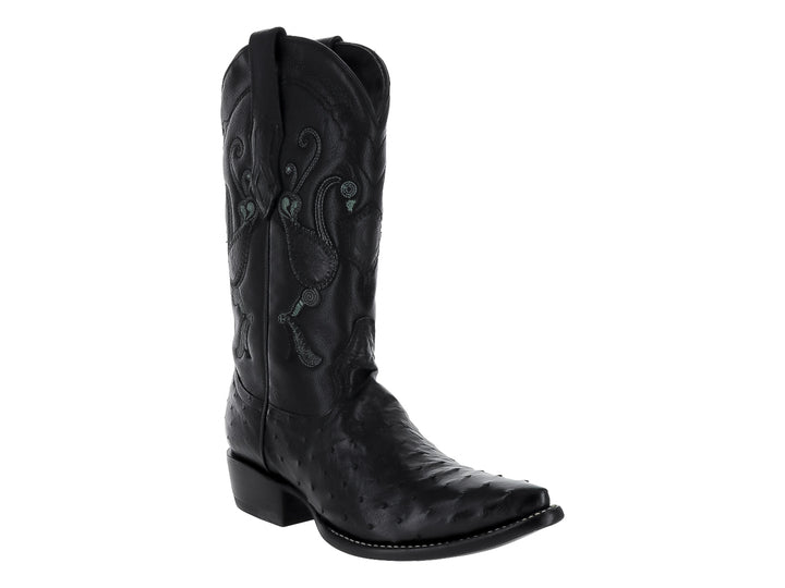 Botas Vaqueras Cuadra Negro Hombre