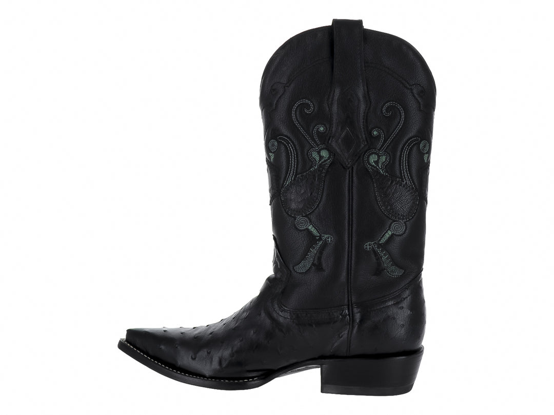 Botas Vaqueras Cuadra Negro Hombre