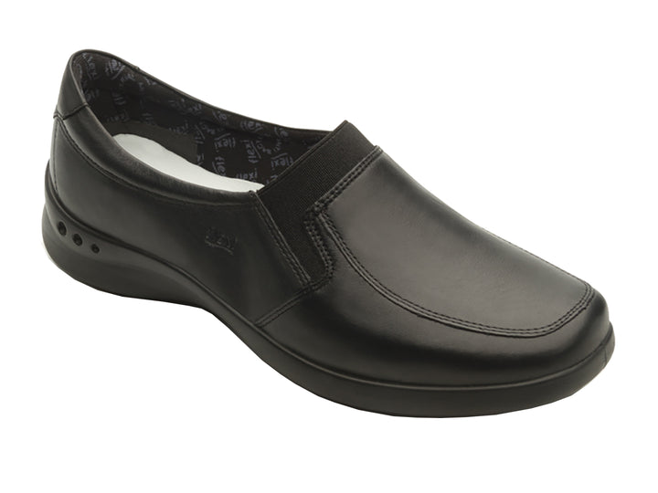 Zapatos Planos Flexi Negros para Mujer