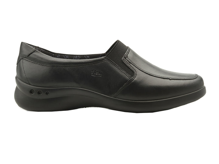 Zapatos Planos Flexi Negros para Mujer
