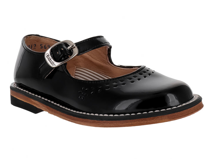 Zapatos Escolares Elefante Negros de Charol para Niña