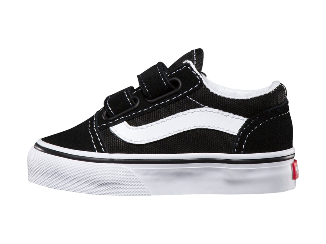 Tenis Vans Old Skool V Negros para Niño