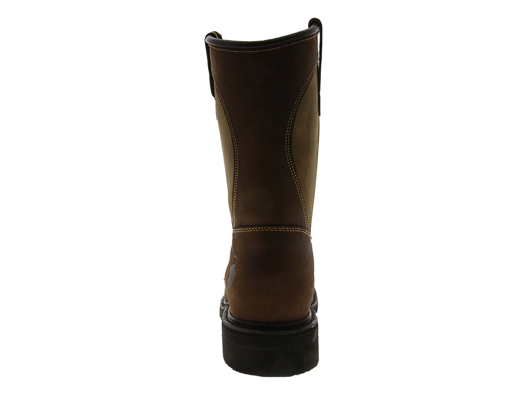 Botas Israel Boots Hornet para hombre en colores café y tan con suela negra.