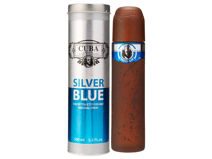 Perfume Cuba Silver Blue para Hombre 3.4 oz EDT