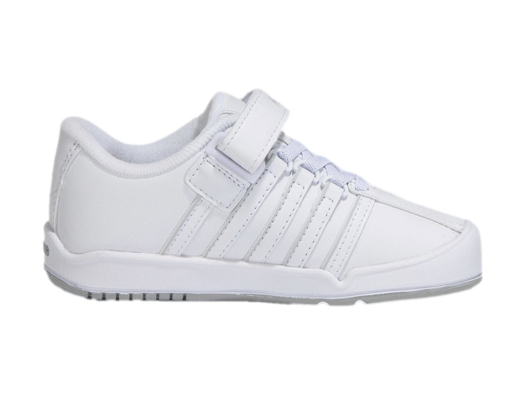 Tenis K-Swiss Ontare VLC para Niño Color Blanco y Gris