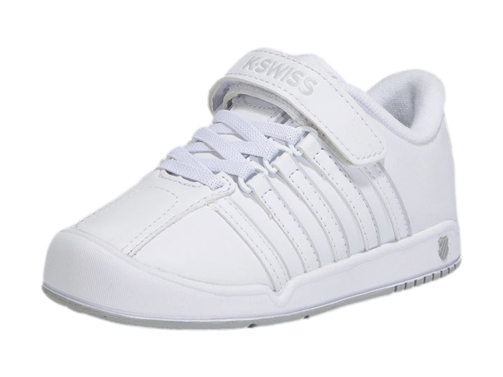 Tenis K-Swiss Ontare VLC para Niño Color Blanco y Gris