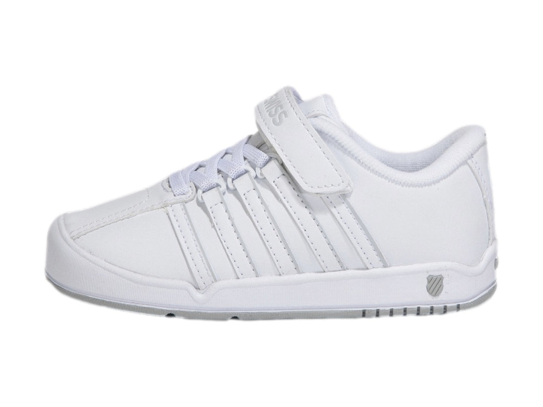 Tenis K-Swiss Ontare VLC para Niño Color Blanco y Gris