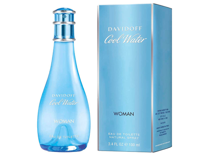 Perfume Davidoff Cool Water para Mujer Azul 3.4 oz EDT