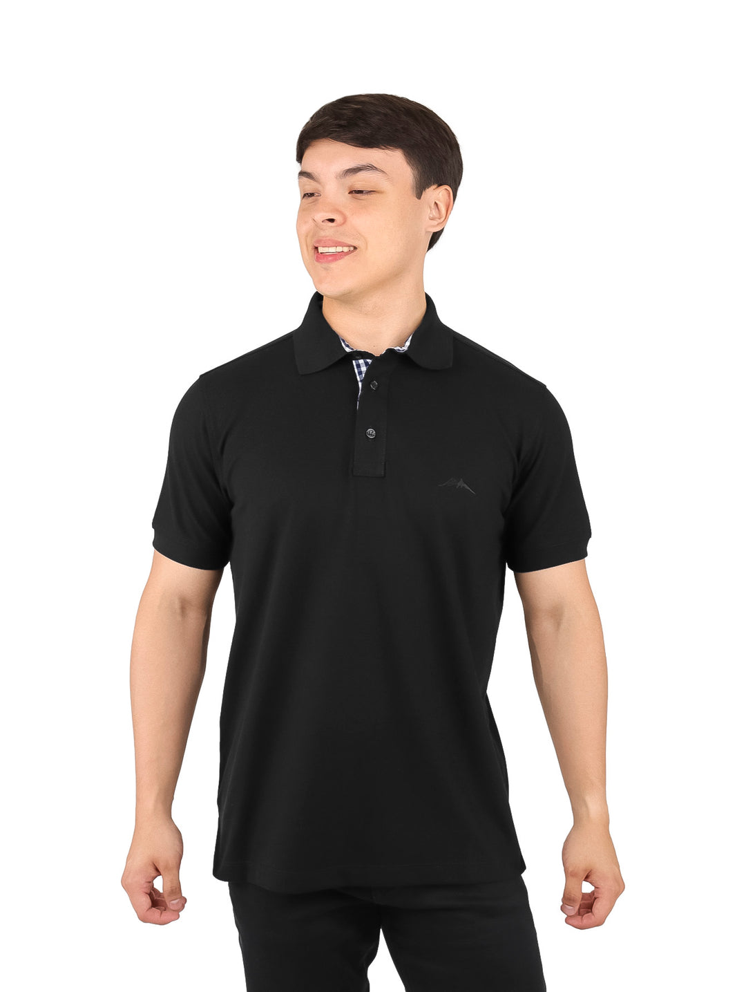 Playera Polo White Peak Negro