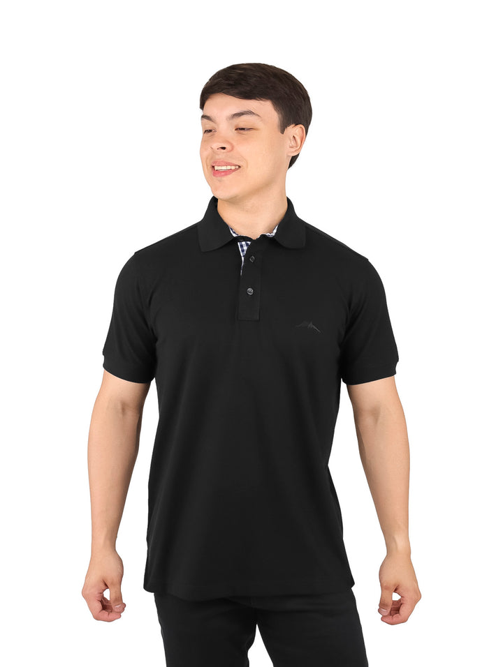 Playera Polo White Peak Negro