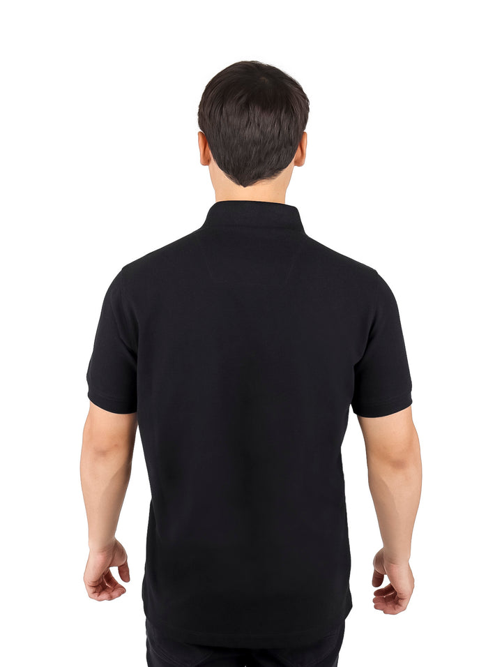 Playera Polo White Peak Negro