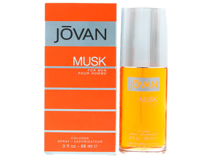 Colonia Jovan Musk para Hombre 3.0 oz Naranja