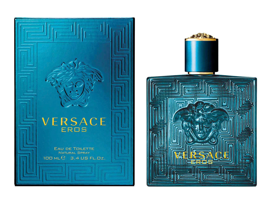 Perfume Versace Eros Eau de Toilette Azul 100ml