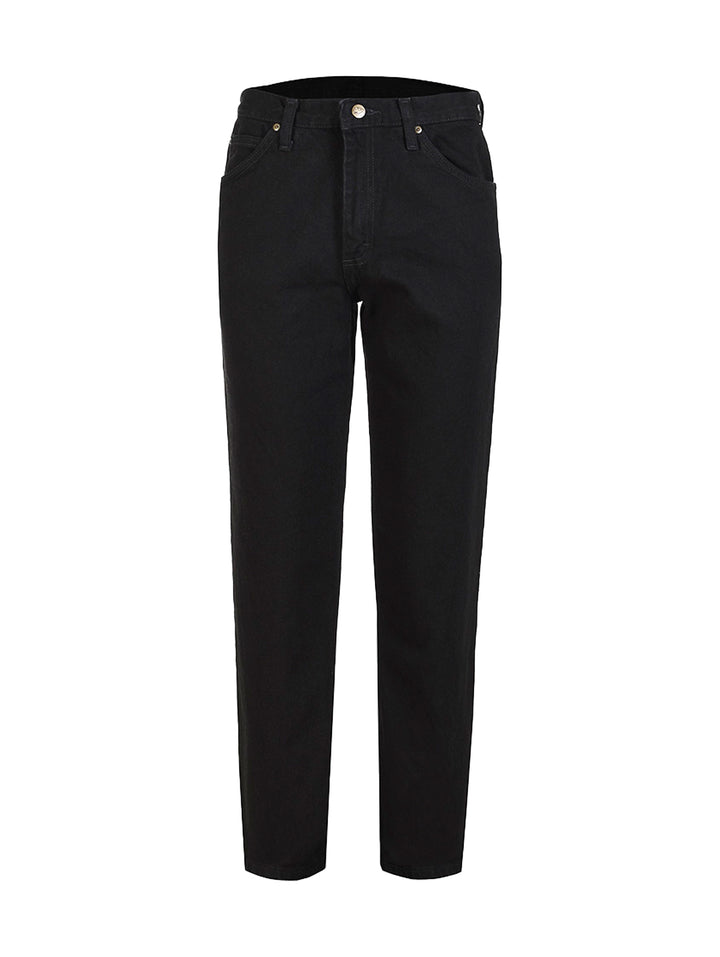 Pantalones jeans LEE para hombre en color negro, corte recto.