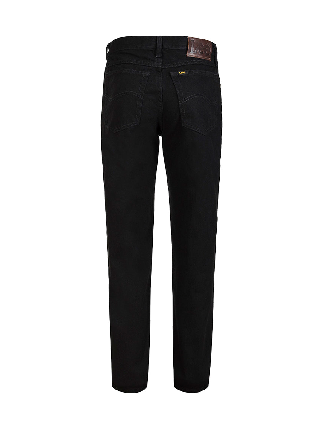 Pantalones jeans LEE para hombre en color negro, corte recto.
