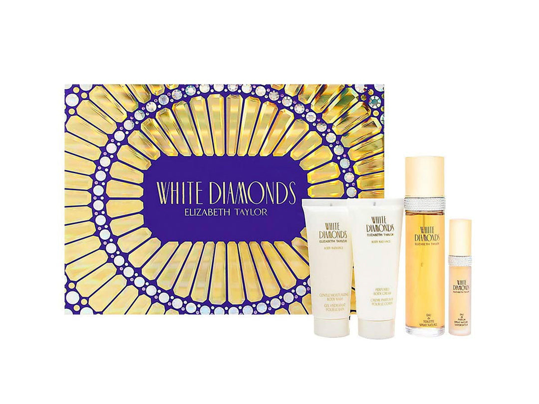 Set de Perfumes Elizabeth Taylor White Diamonds 4 Piezas Multicolor