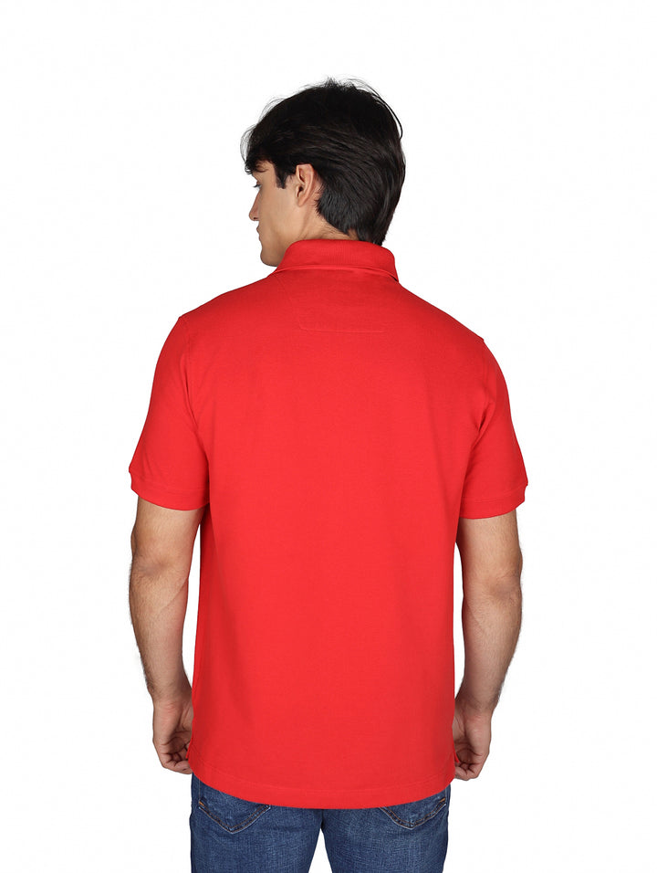 Playera Polo White Peak Rojo para Hombre