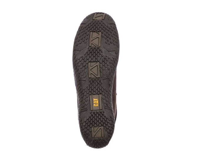 Botas Caterpillar Cognizant para hombre en color chocolate con cordones y suela robusta.
