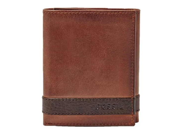 Cartera Fossil de Cuero Color Café