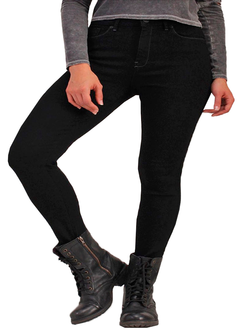 Jeans negros ajustados para mujer modelo OGGI Lucy.