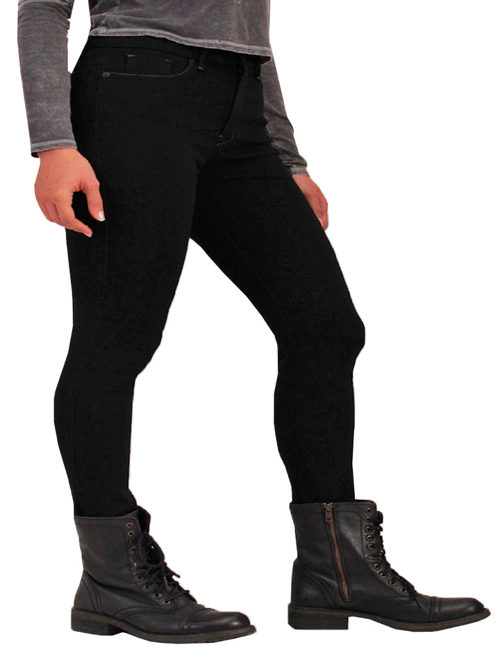 Jeans negros ajustados para mujer modelo OGGI Lucy.