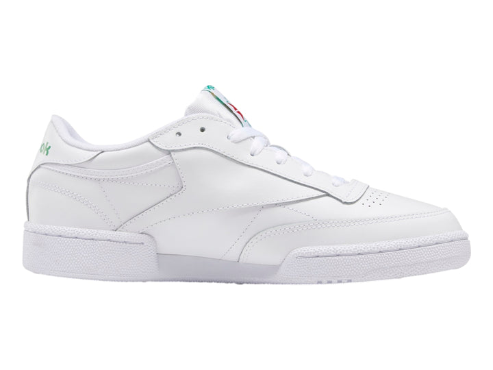 Tenis Reebok Club C 85 Blancos con Verde para Hombre