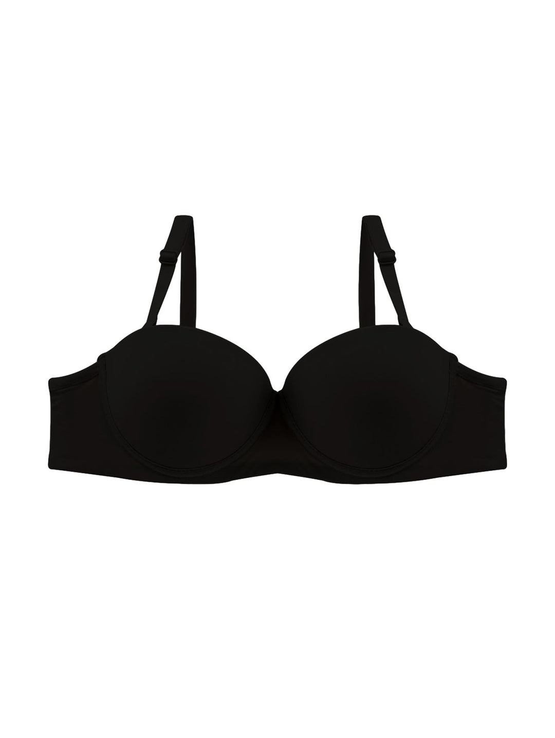 Brasier color negro para mujer con tirantes.