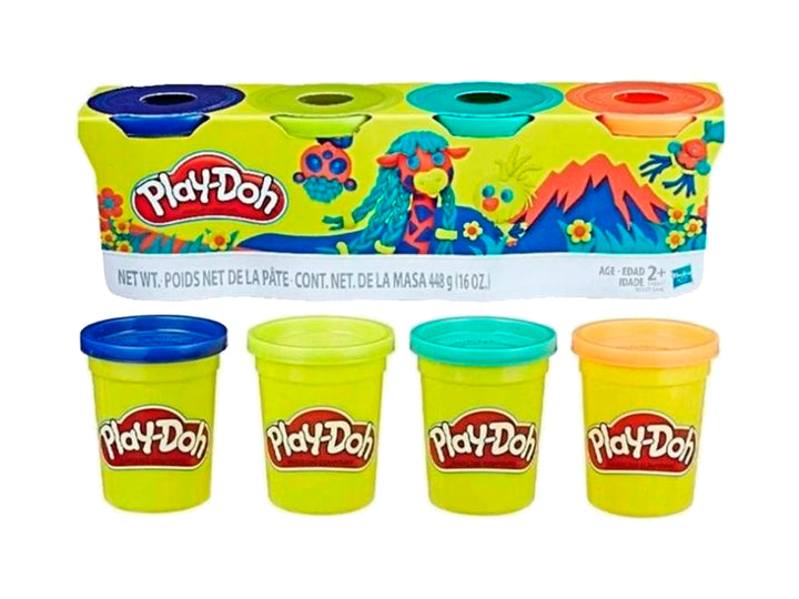 Plastilina Hasbro Play-Doh Pack de 4 Colores Varios