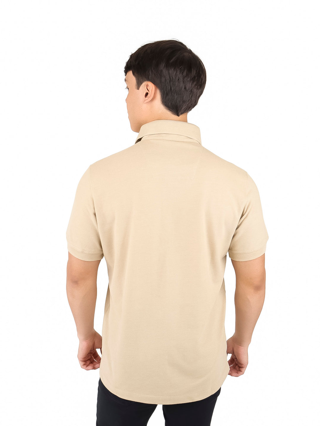 Playera Polo Pique White Peak Color Khaki