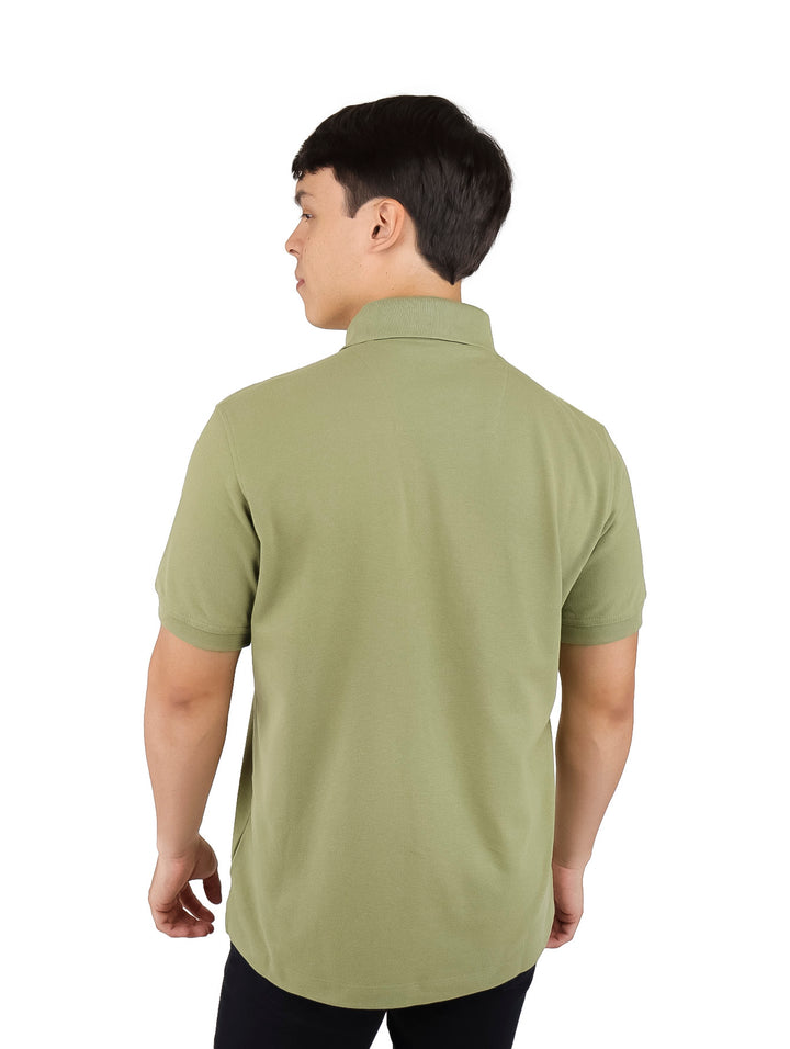Playera Polo Pique White Peak Color Verde Hoja