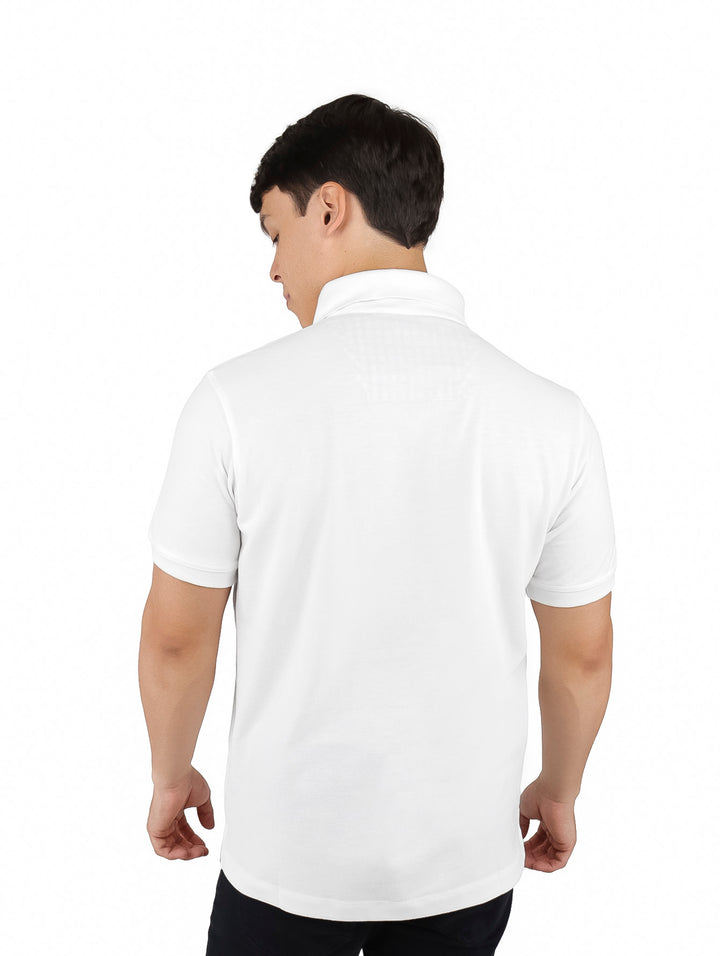 Playera Polo White Peak Classic Fit Blanco