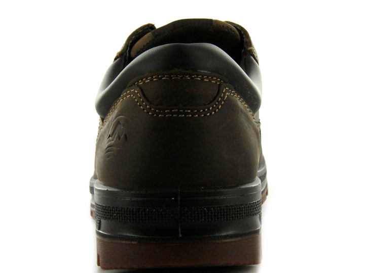 Zapatos Flexi Killian Country para hombre en color café oscuro con cordones y suela dentada.