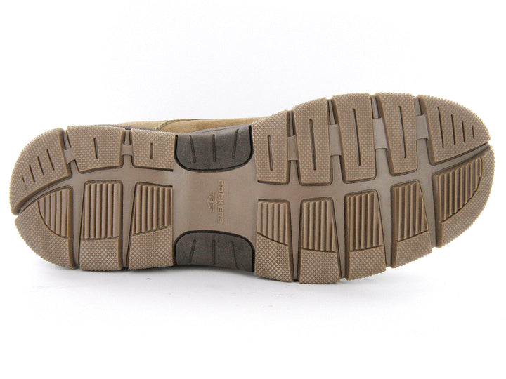 Botas Dockers Tucson para hombre en color iron con acabado mate y cordones.