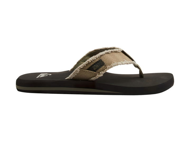 Sandalias Quiksilver Monkey Abyss Verde y Negro para Hombre