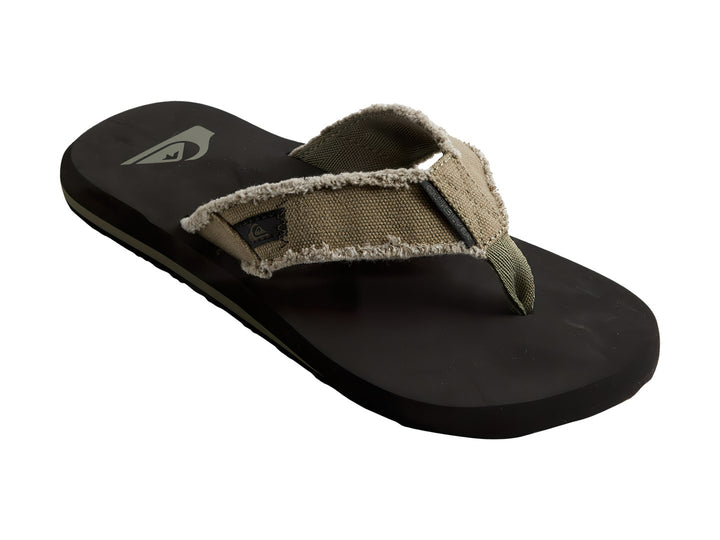 Sandalias Quiksilver Monkey Abyss Verde y Negro para Hombre