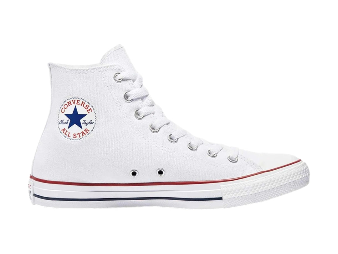 Tenis Converse Chuck Taylor Leather Hi Blancos Unisex
