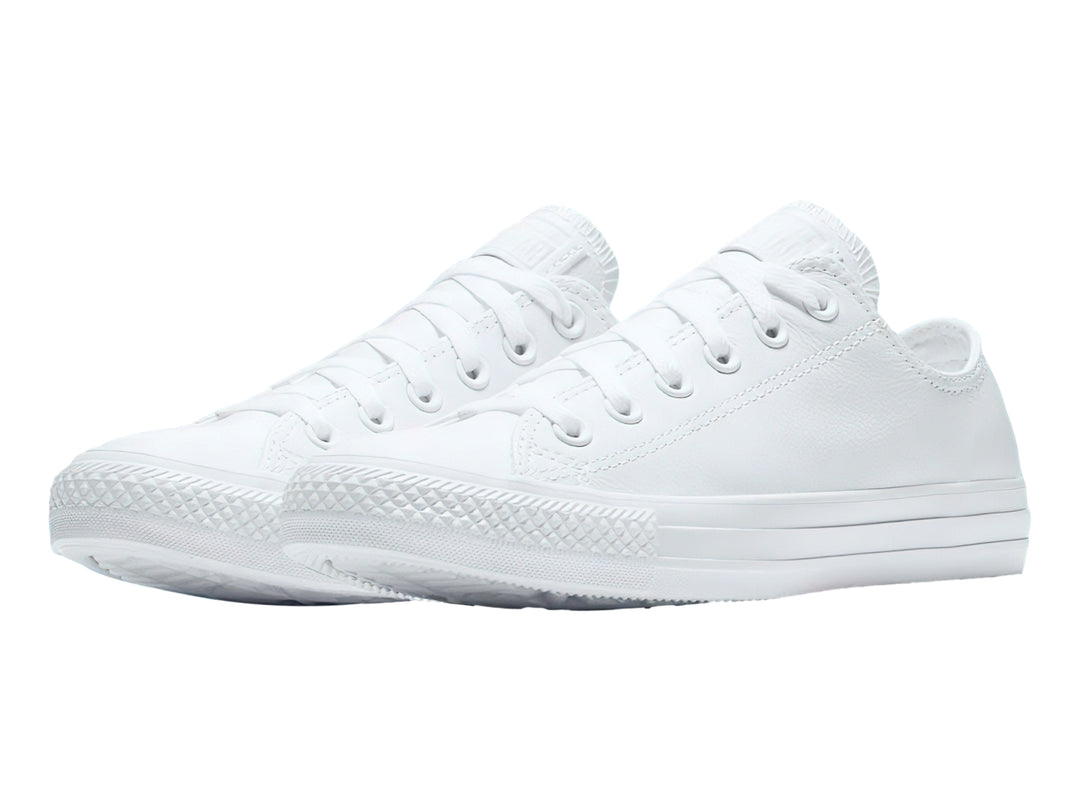 Tenis Converse Chuck Taylor Leather Ox Blancos para Hombre