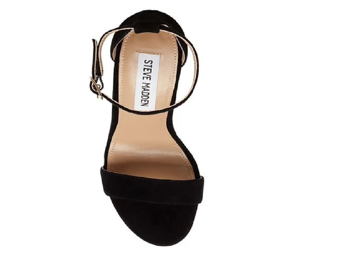 Zapatillas Steve Madden Carrso Negro Gamuza para Mujer