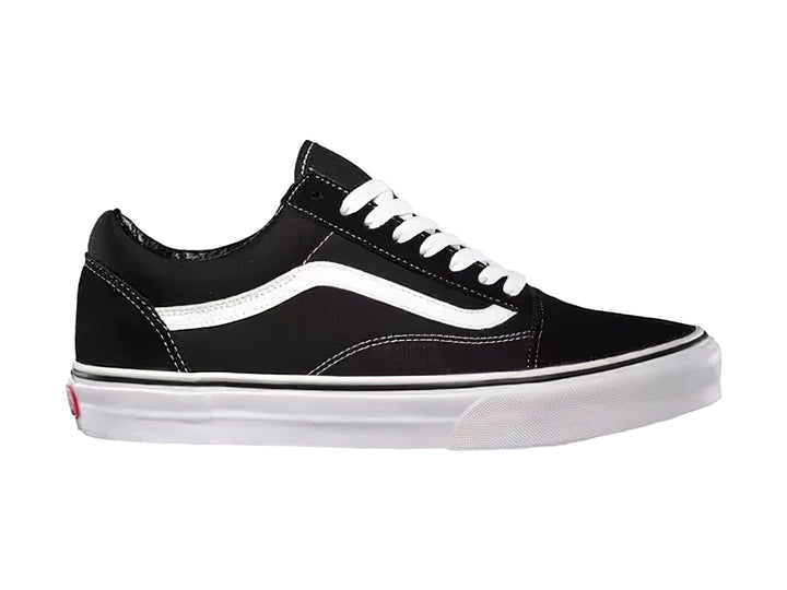 Tenis Vans Old Skool Negro con Blanco Unisex