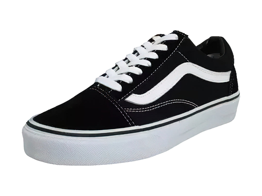 Tenis Vans Old Skool Negro con Blanco Unisex