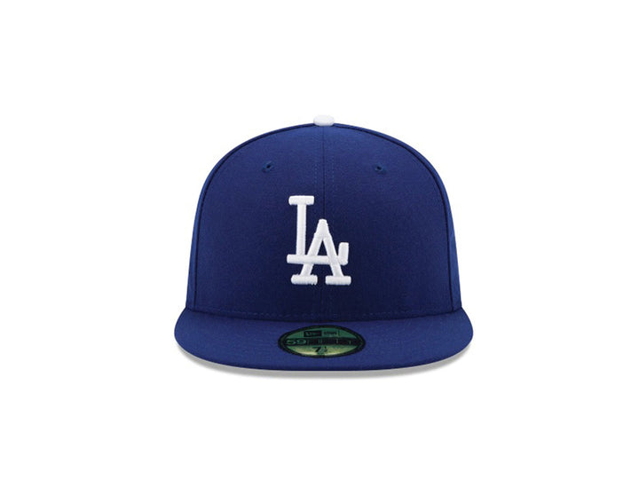 Gorra de béisbol New Era color azul marino con logotipo de los LA Dodgers en blanco.