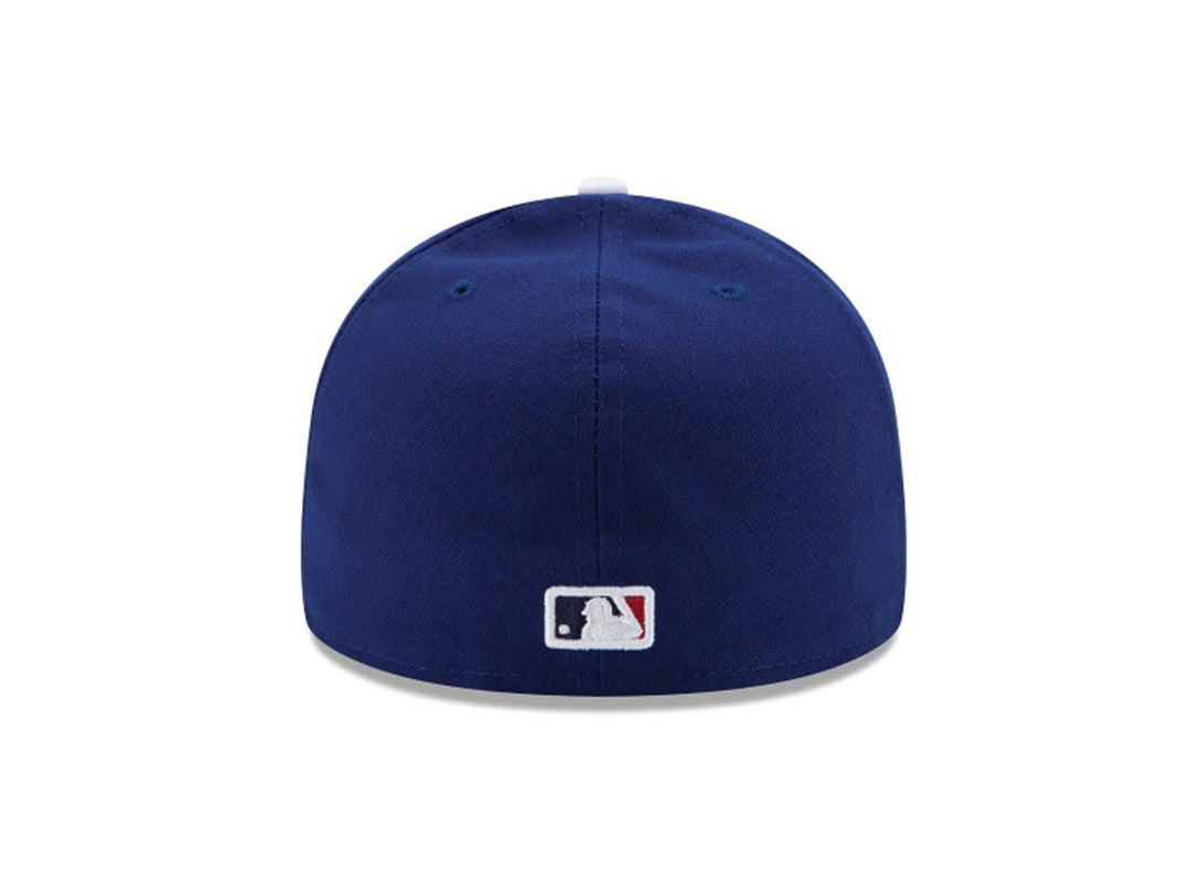 Gorra de béisbol New Era color azul marino con logotipo de los LA Dodgers en blanco.