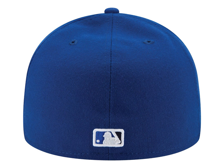 Gorra de béisbol New Era color azul con logotipo bordado de los Toronto Blue Jays en el frente.