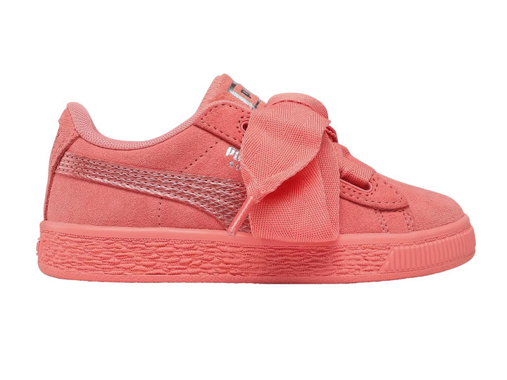 Tenis PUMA Suede Heart Rosa para Niña