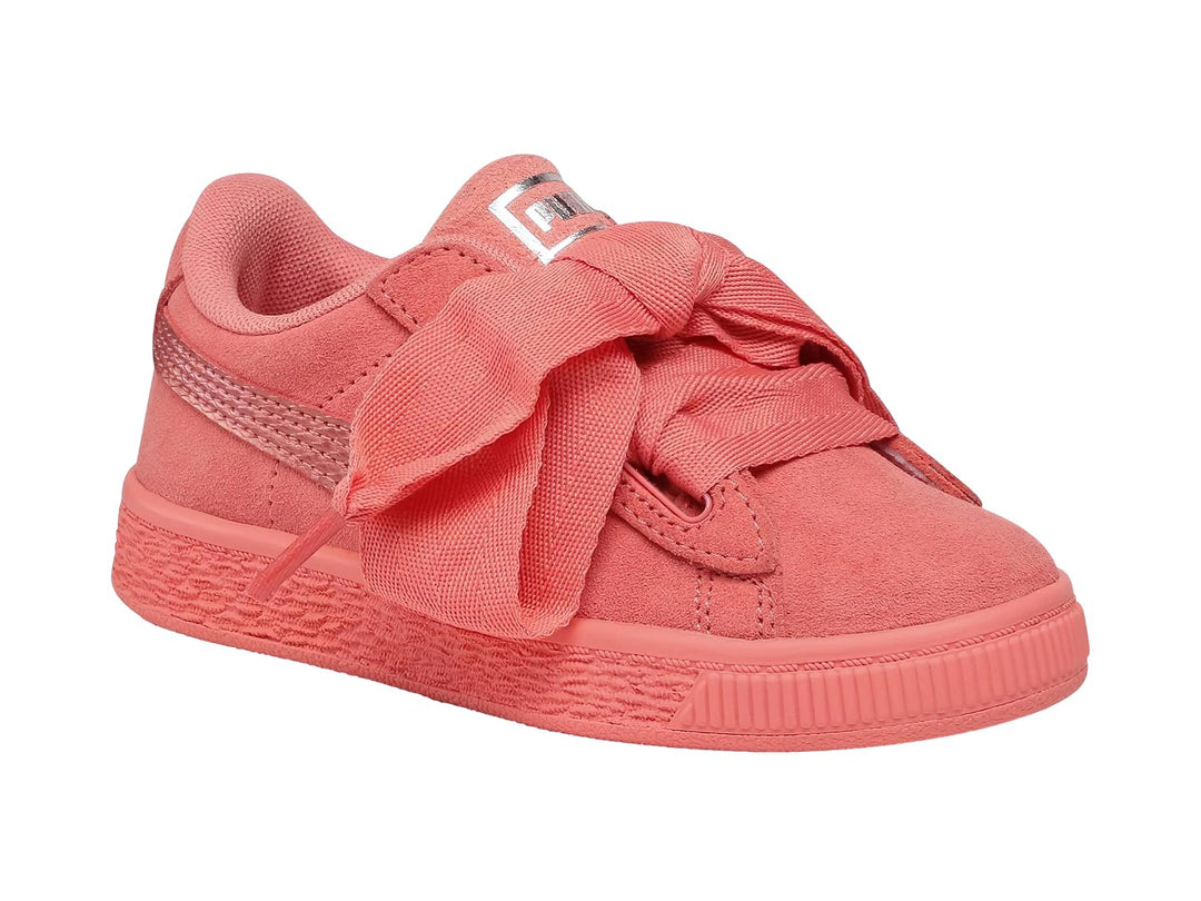 Tenis PUMA Suede Heart Rosa para Niña