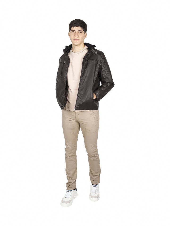 Pantalón de Gabardina GEVY JEANS Color Kaki