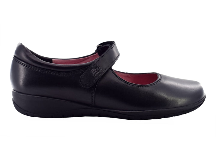 Zapatos Planos Flexi Negros para Mujer